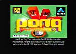 Pong - PlayStation Screen