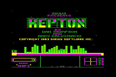 Repton - C64 Screen