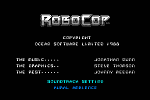 RoboCop - C64 Screen