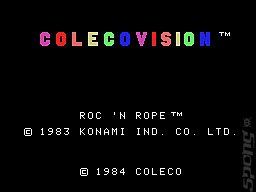 Roc'n Rope - Colecovision Screen