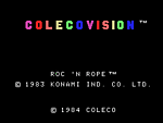 Roc'n Rope - Colecovision Screen