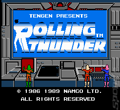 Rolling Thunder - NES Screen