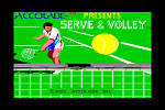 Serve and Volley - C64 Screen