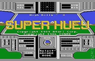 Super Huey UH-IX - Atari 7800 Screen