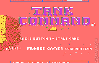 Tank Command - Atari 7800 Screen