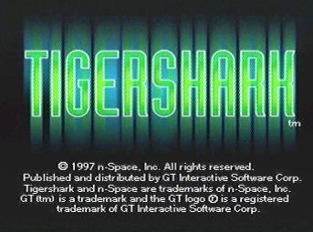 Tigershark - PlayStation Screen