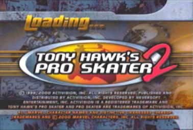 Tony Hawk's Pro Skater 2 - PlayStation Screen