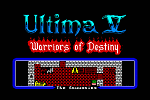 Ultima V: Warriors of Destiny - C64 Screen